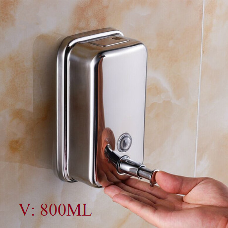 Hộp đựng nước rửa tay treo tường inox SBV 800ML